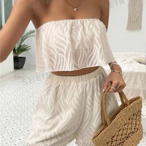 Solid Tube Top & Shorts